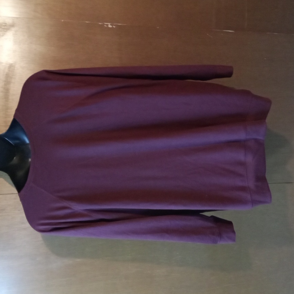 Torrid Deep Burgundy Long Sleeve Top - Picture 2 of 6